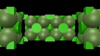 Simple CubicPacked Crystal Structure of Fluorite Calcium Fluoride [upl. by Imeka]