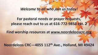 Noordeloos CRC  September 8 2024 AM Service [upl. by Yearwood710]