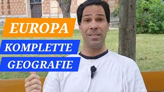 Komplette Geografie Europas in 30 Minuten  Flüsse Berge Sprachen Klima Vegetation Währungen [upl. by Urdna]