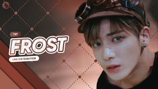 UPDATED TXT 투모로우바이투게더  Frost  Line Distribution [upl. by Dimphia]