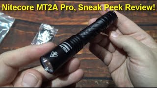 Nitecore MT2A Pro Flashlight Kit Sneak Peek Review UHi 20 LED 1000 Lumens [upl. by Aisercal]