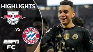 Bayern Munich easily dispatches RB Leipzig despite wonder goal  Bundesliga Highlights  ESPN FC [upl. by Melgar]