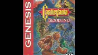 Castlevania Bloodlines Music  Iron blue intention Stage 4 [upl. by Kerin84]