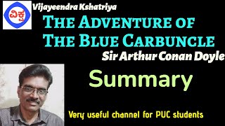 The Adv of Blue Carbuncle SUMMARY [upl. by Nayrda]