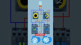 Delayed starts of two motor wiring connection diagram shots [upl. by Yacov]