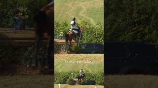 Bang 💥 hitting the fence hard enough to break it eventing [upl. by Twitt261]