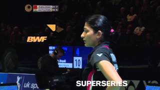 Tian QingZhao Yunlei vs Jwala GuttaAshwini Ponnappa  WD R16 Match 1  Yonex All England Open 2015 [upl. by Kcolttam]