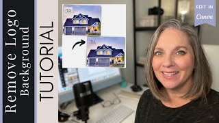 CANVA TUTORIAL  How to remove the background of your logo  Make Transparent Logo backgrounds [upl. by Yhtamit]