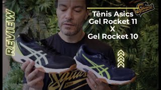 Review Asics Gel Rocket 11 x Rocket 10 [upl. by Anselmi]