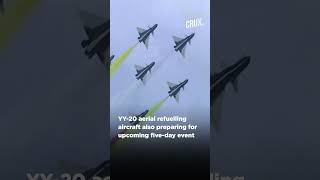 Watch  Chinese Fighter Jets Rehearse For Changchun Air Show 2023 [upl. by Eelrak]