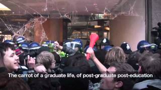 Students occupy Millbank Conservative Party HQ [upl. by Hill]