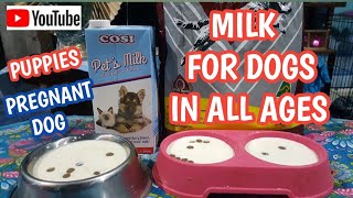 BEST MILK FOR DOGS IN ALL AGEST COSI PET MILK  LACTOSE FREE MILK [upl. by Yenterb77]