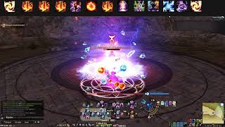 FFXIV  Lv 90 Black Mage OpenerRotation No ice phase [upl. by Dlareg]