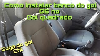 Como instalar banco do gol G5 no gol quadrado [upl. by Aronle]