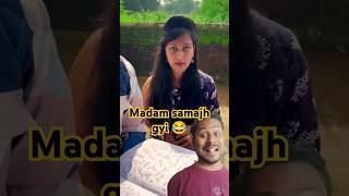 Ye kya sawal puchh liya  ytshortsrealfoolsshorts63sanjaykumaar4231 comedy funny memes ytshort [upl. by Bowman261]