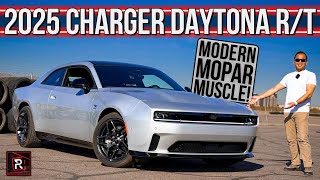 The 2025 Dodge Charger Daytona RT Is A Modern Muscle Car With Tons Of OldSchool Charm [upl. by Kjersti282]