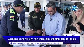 Alcaldia de Cali entrega 385 Radios de comunicación a la Policía [upl. by Standley]