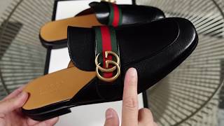 Gucci Quentin Double G Marmont Mens Princetown Slippers [upl. by Bernelle719]