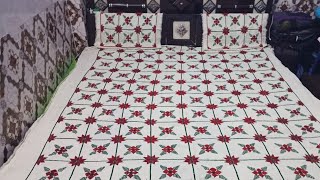 Dusuti Chadar Ka Design  New Bedsheet Design  New Dusutti Chadar ka design [upl. by Kalmick]