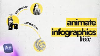 How To Animate Infographics Like VOX After Effects Tutorial [upl. by Adiehsar371]