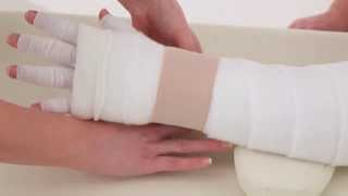 Actico arm bandaging [upl. by Akcirre]