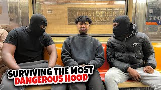 Surviving 24 Hours In The Most Dangerous HOOD In America [upl. by Crosby]