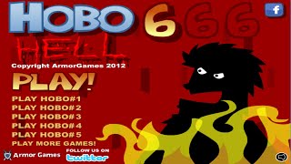 Hobo 6 Hell  Walkthrough  Retro Flash Games [upl. by Earle845]