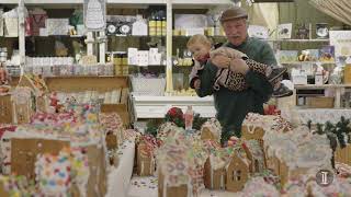 The largest gingerbread village GingerBread Lane is at Reading Terminal this holiday season [upl. by Garbe942]