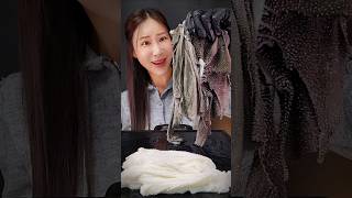 검은 걸레 천엽 통으로 먹방 Whole Towel  Omasum julietasmr 언니가먹어줄게 먹방 먹방asmr mukbang asmr shorts 천엽 [upl. by Huskamp930]