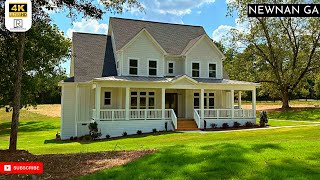 Check out this Charming Modern Farm House Home For Sale in Newman GA [upl. by Pentha146]