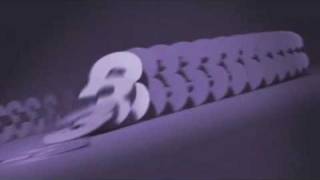 TV3 ident January 2009 to August 2009  Domino Purple [upl. by Wobniar]