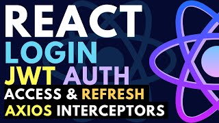 React Login Authentication with JWT Access Refresh Tokens Cookies and Axios [upl. by Alphonsine]