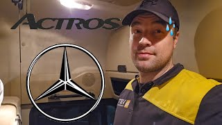 Day 1  My experience of driving a 5 year old Mercedes Actros for 4 days [upl. by Benge]