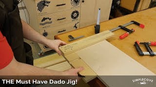 Zero Clearance Dado Jig  Woodworking Jig Must Have [upl. by Cresa]