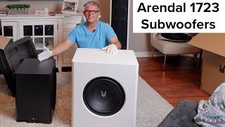 Arendal 1723 1S and 1V Subwoofers Unboxing and Overview [upl. by Nessaj]