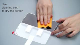 Installation Guideline  JETech Tempered Glass Film for Samsung Smartphones [upl. by Hsiwhem377]