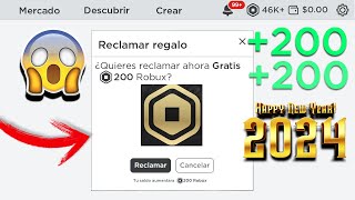 Codigos que te Dan Robux GRATIS✅️en Roblox ENERO 2024 [upl. by Salhcin]