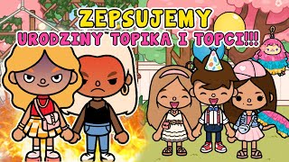 ZAKOŃCZENIE ROKU SZKOLNEGO 🔥 URODZINY TOPIKA I TOPCI 🔥 BARDZO ZŁA KATIE Historyjka Toca Boca World [upl. by Nnyliram]