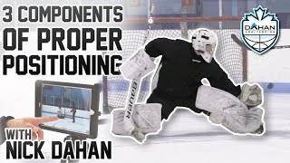 The Three Components of Positioning  Ice Hockey Goalies  Dahan Goaltending Episode 4 [upl. by Quigley]