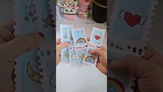 Journaling stamps ഉണ്ടാക്കാം  diy journal supplies diy shorts trending viralshort [upl. by Eppesuig]