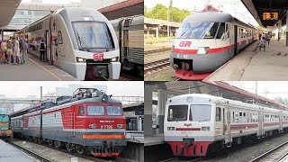 Georgian Railway Trains in Tbilisi 2018  トビリシ駅を発着する列車 [upl. by Asiluj700]