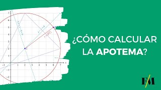 Como calcular la apotema [upl. by Ydda313]