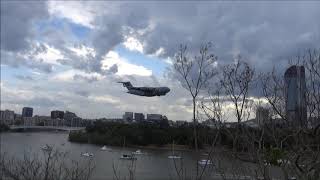 C 17A Globemaster Riverfire Brisbane Queensland Australia Sept2018 by Graham K Furness [upl. by Eenor]