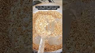 What do you do with the chaff after coconut milk homemade dessicatedcoconut healthyrecipes diy [upl. by Inait]