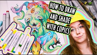 Mastering Copic Marker Art like a Pro ❀ StepbyStep Drawing and Shading Tutorial for Beginners ❀ [upl. by Zetra]