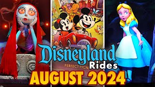 Disneyland Rides  August 2024 POVs 4K 60FPS [upl. by Ynnavoig]