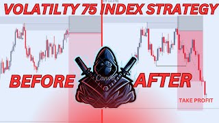 Volatility 75 Index StrategySmart Money Concepts Step by Stepderiv day trading strategy [upl. by Enaenaj]