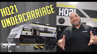 HQ21 Undercarriage walk through Black Series Camper Caravans trailers and campers [upl. by Chesna717]