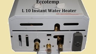 Eccotemp L10 Portable Outdoor Tankless Water Heater  Sources for them Below [upl. by Mattah983]