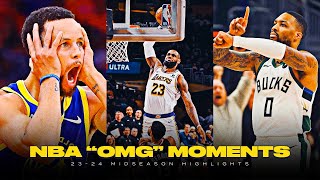 NBA “Greatest Plays 2024 First Half of Season” MOMENTS [upl. by Phelps]